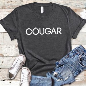 B+C 3001 Unisex Shirt with the word Cougar